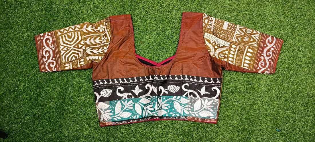 Kantha Stitch Blouse SN2023WP04