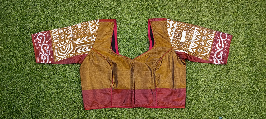 Kantha Stitch Blouse SN2023WP04