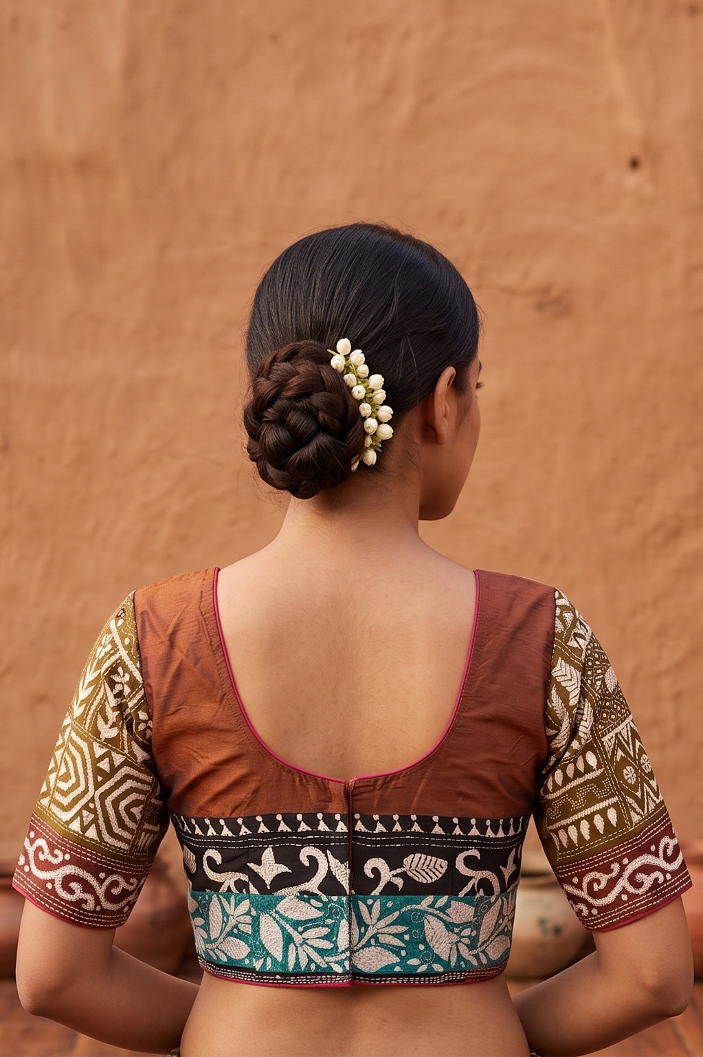 Kantha Stitch Blouse SN2023WP04