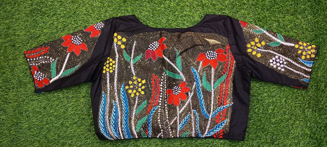 Kantha Stitch Blouse SN2023WP06