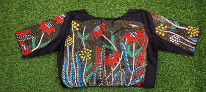 Kantha Stitch Blouse SN2023WP06