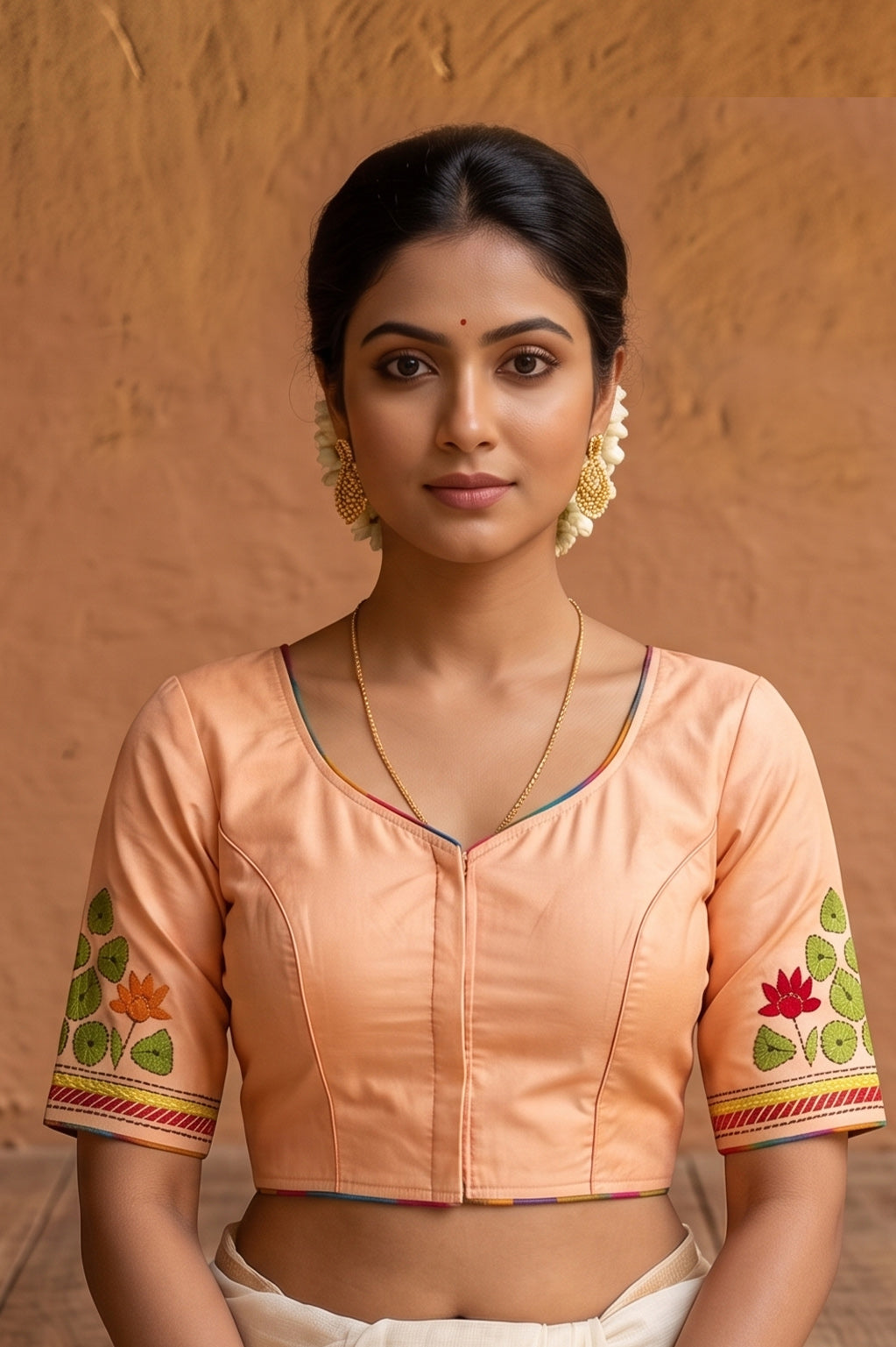 Kantha Stitch Blouse SN2023WP09