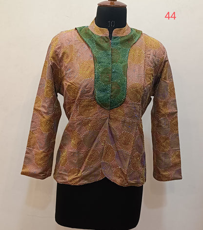 Tussar Kantha Stitch Women&