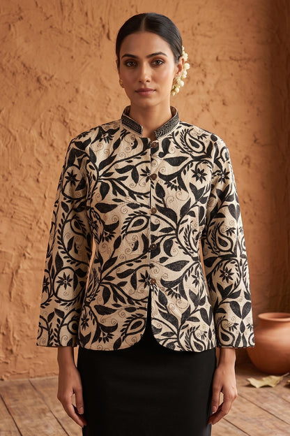 Tussar Kantha Stitch Women&
