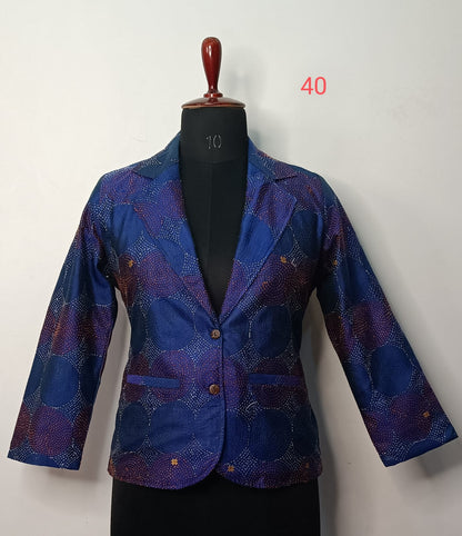 Tussar Kantha Stitch Women&