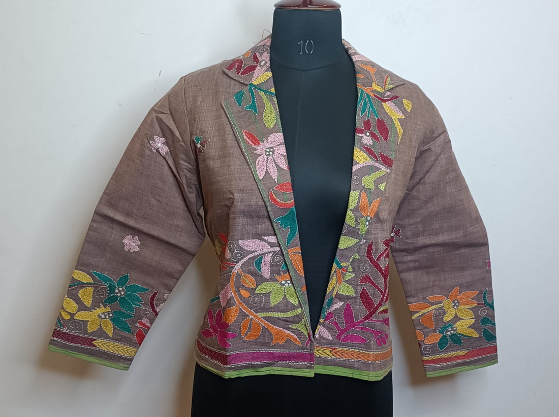 Pure Cotton Kantha Stitch Women&