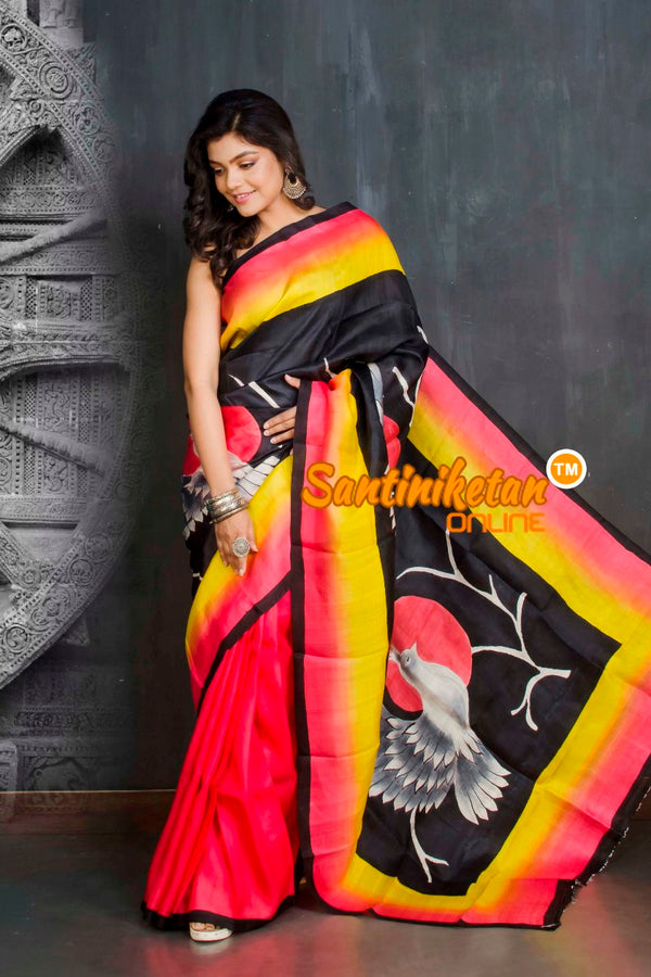 Hand Made Design On Murshidabad Silk SN20209289