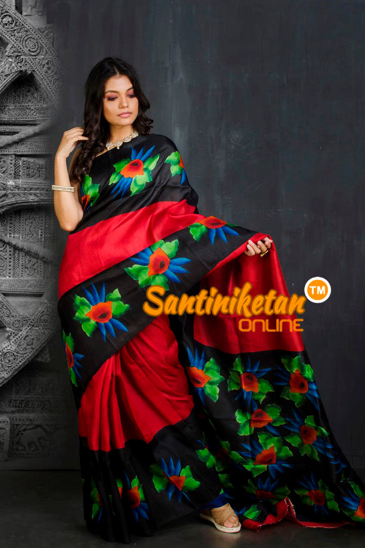 Hand Made Design On Murshidabad Silk SN20201926