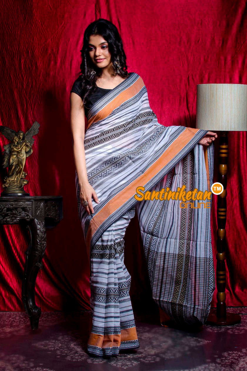 Soft Cotton Tribal Design Multicolor Saree SN20203488