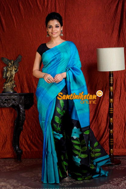 Hand Made Design On Murshidabad Silk SN20203973