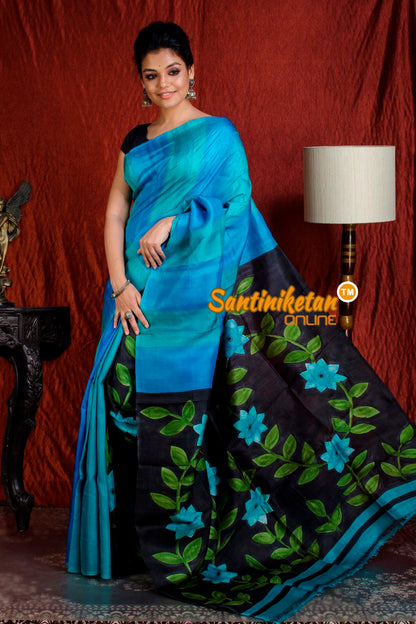 Hand Made Design On Murshidabad Silk SN20203973