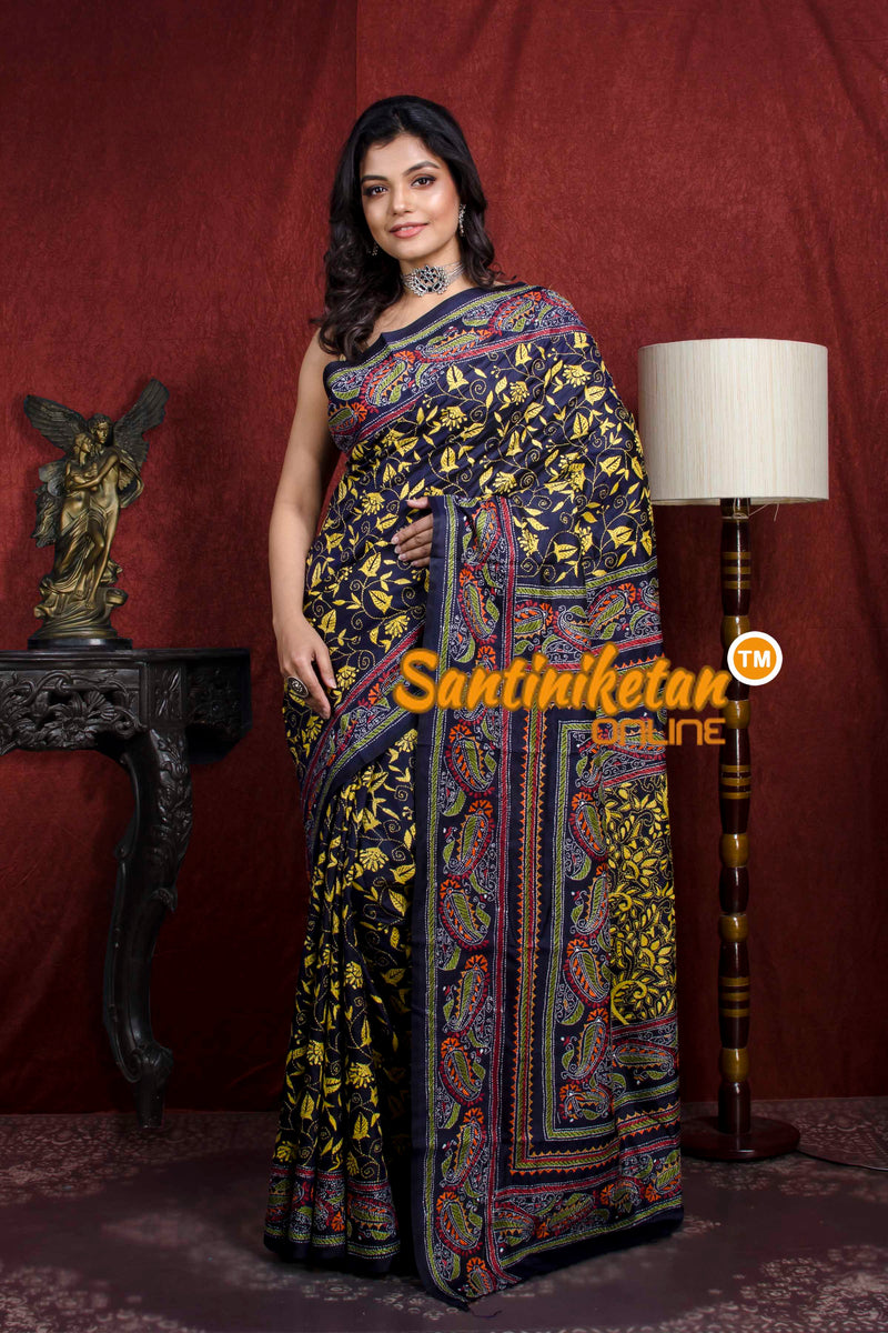 Kantha Stitch Saree SN20217872