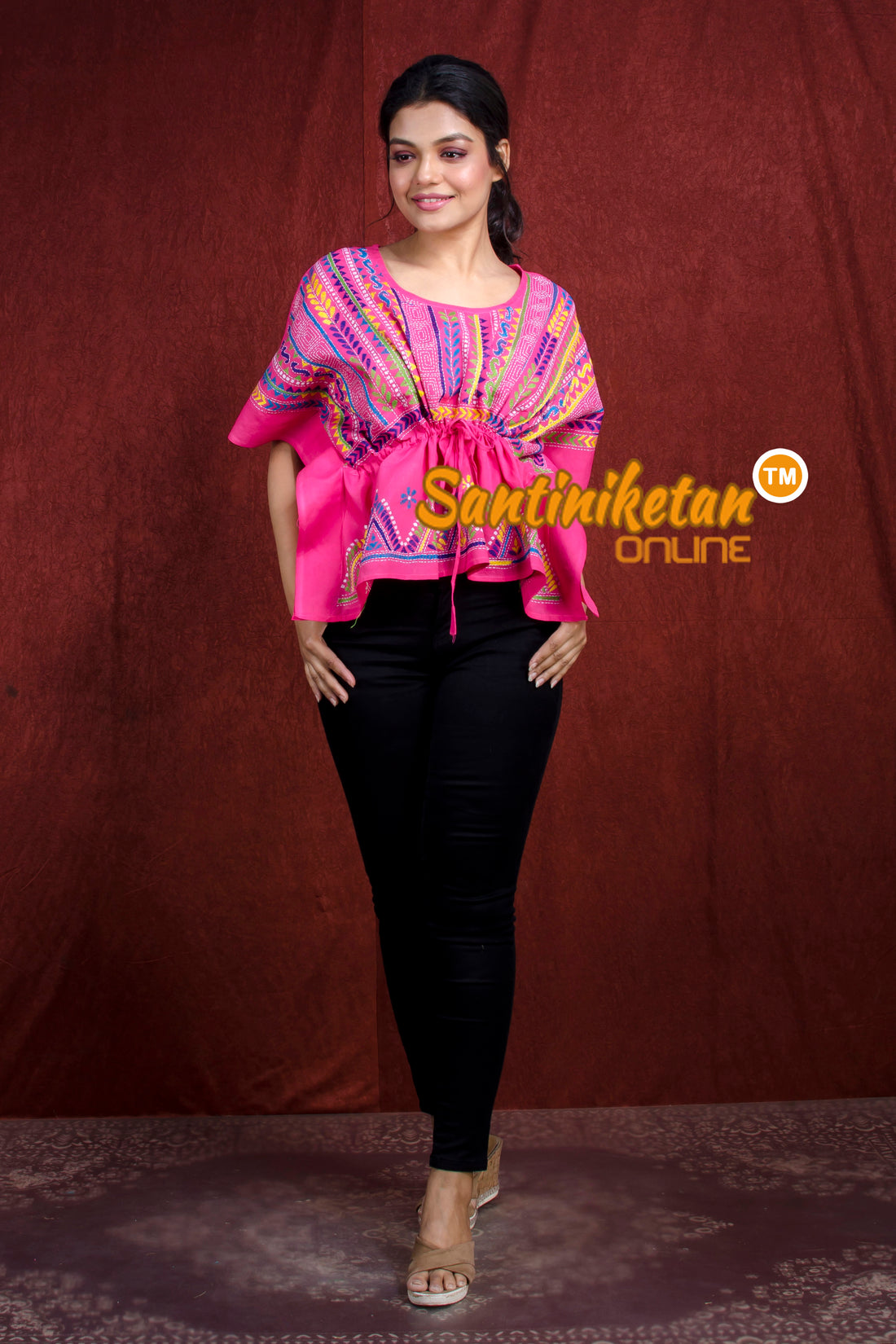 Kantha Hand Embroidery Kaftan SN20218222