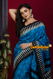 Hand Block On Murshidabad Silk SN20221302