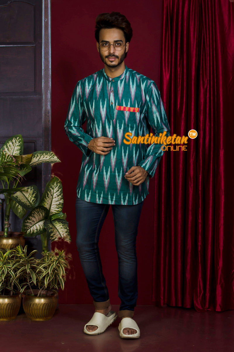 Full Sleeves Pure Cotton Kotki Shirt For Men SN20221493