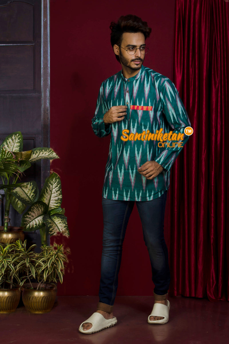 Full Sleeves Pure Cotton Kotki Shirt For Men SN20221493