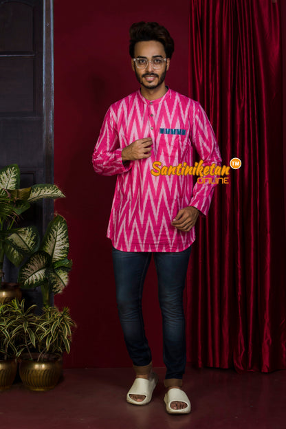 Full Sleeves Pure Cotton Kotki Shirt For Men SN20221505