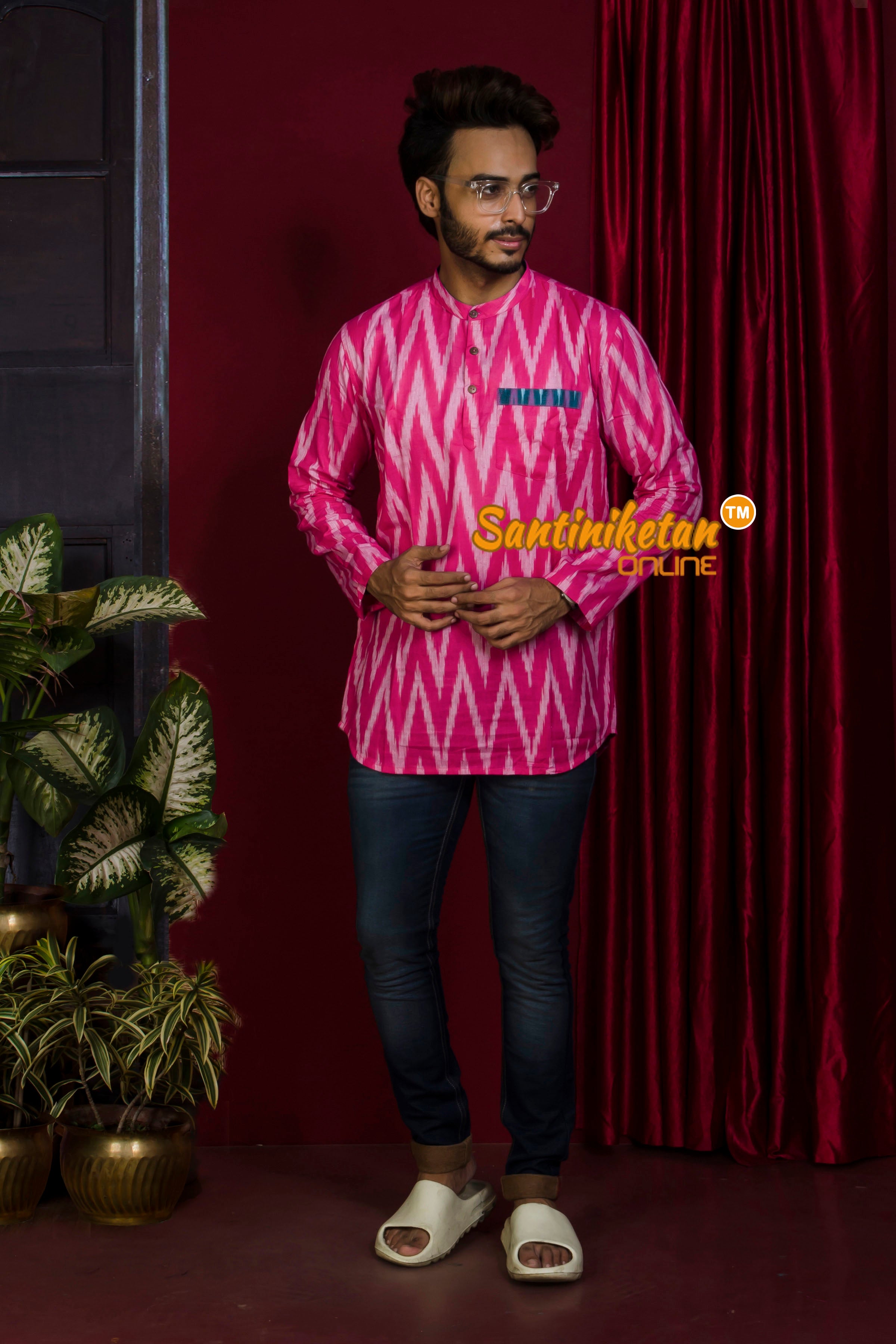 Full Sleeves Pure Cotton Kotki Shirt For Men SN20221505