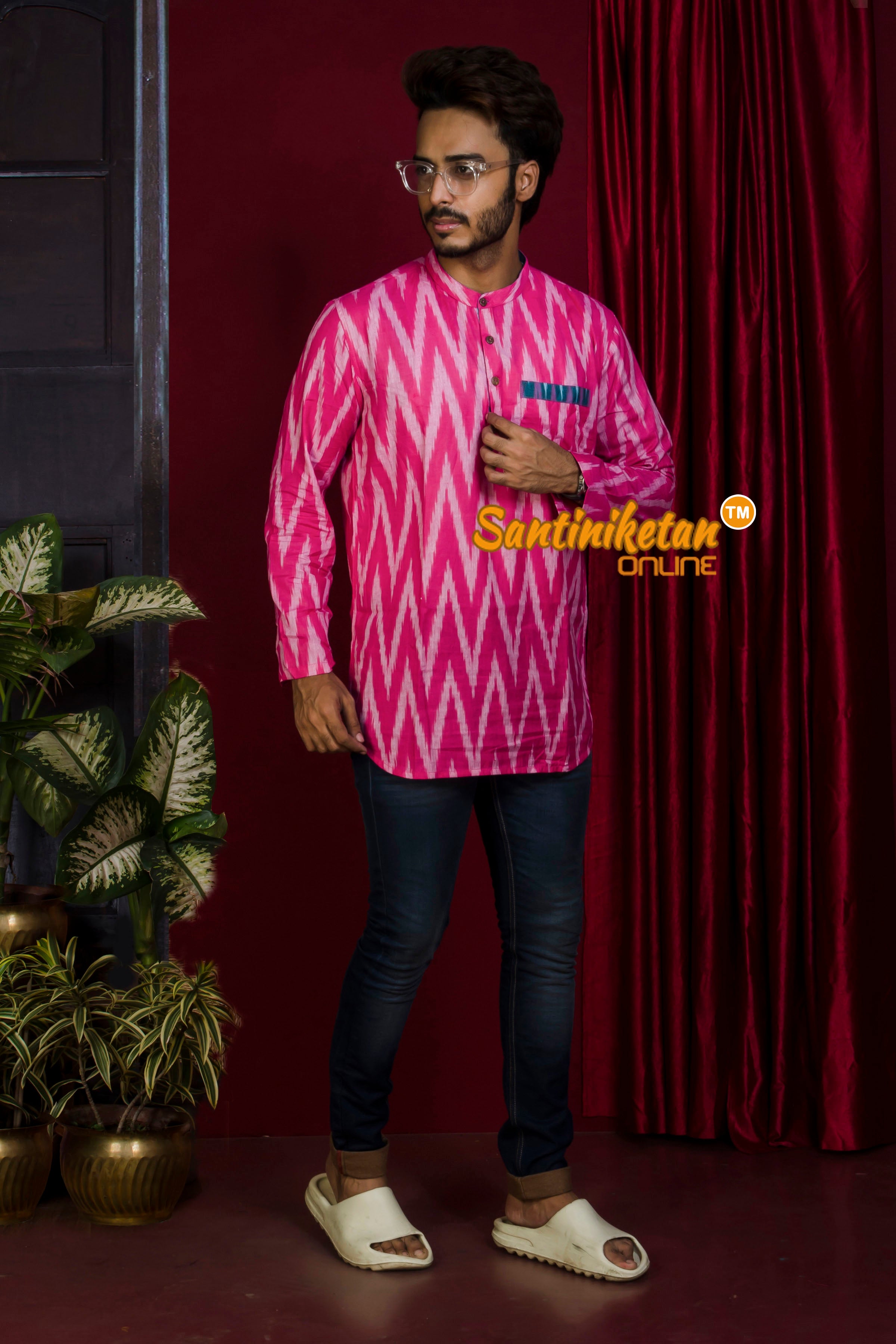 Full Sleeves Pure Cotton Kotki Shirt For Men SN20221505