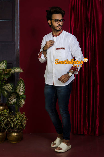 Full Sleeves Pure Cotton Shirt For Men SN20221553