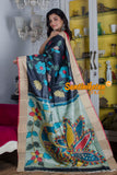 Pure Zari Tussar Kalamkari Saree SN20223725