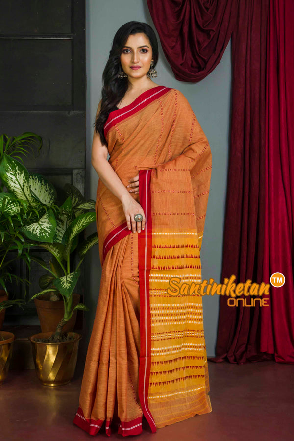 Pure Cotton Begampuri Manipuri Tribal Design Saree SN20224233