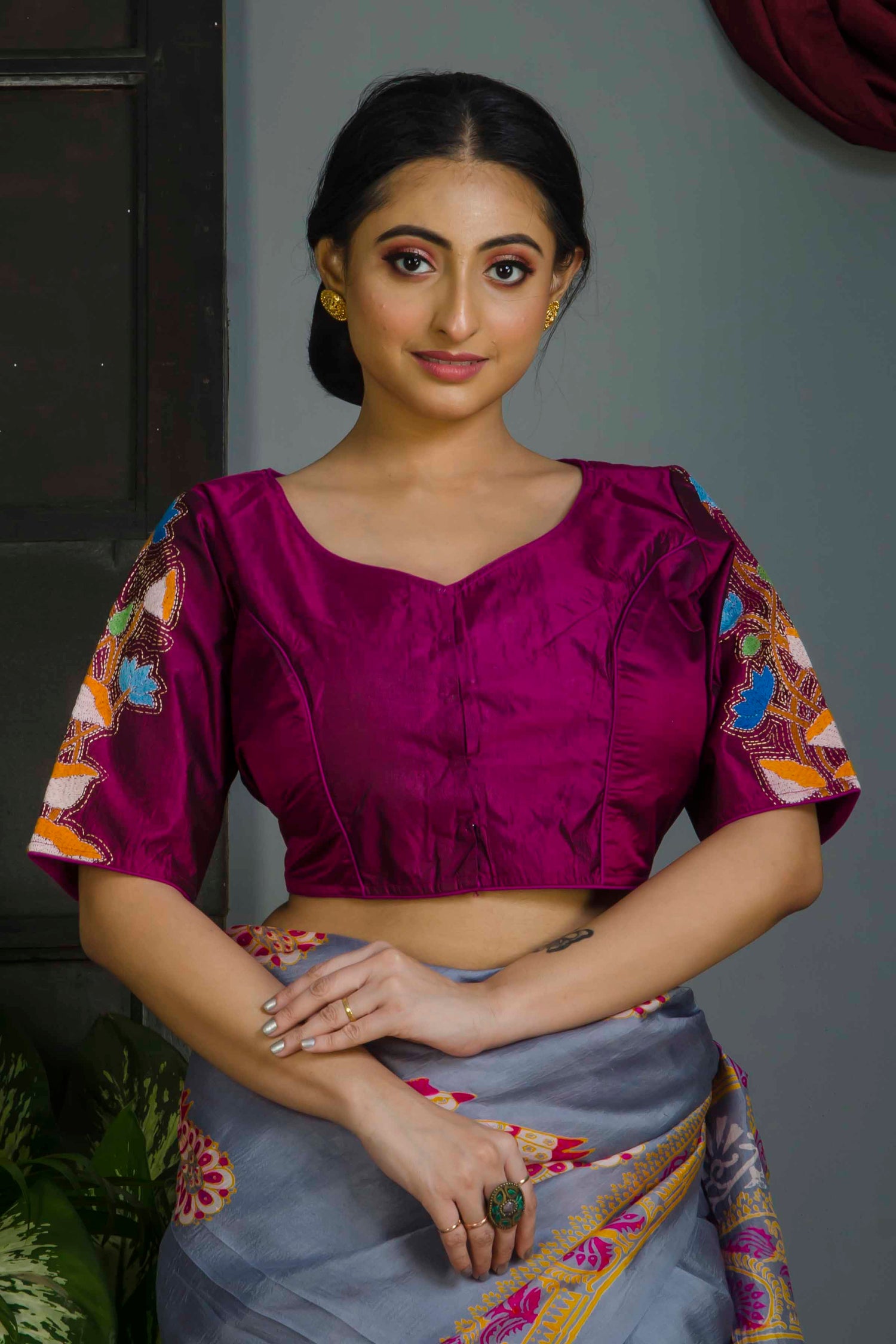 Kantha Stitch Blouse SN20224438