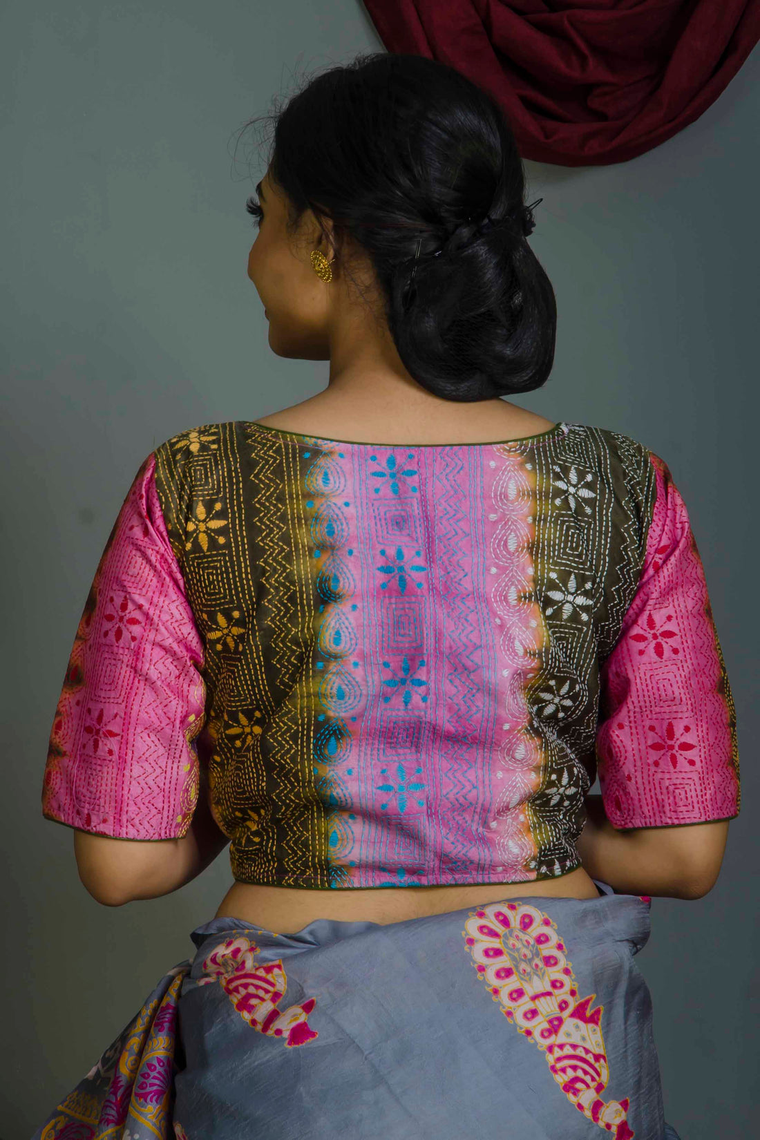 Tussar Kantha Stitch Blouse SN20224499
