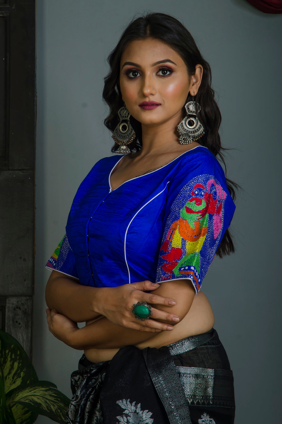 Kantha Stitch Blouse SN20224579
