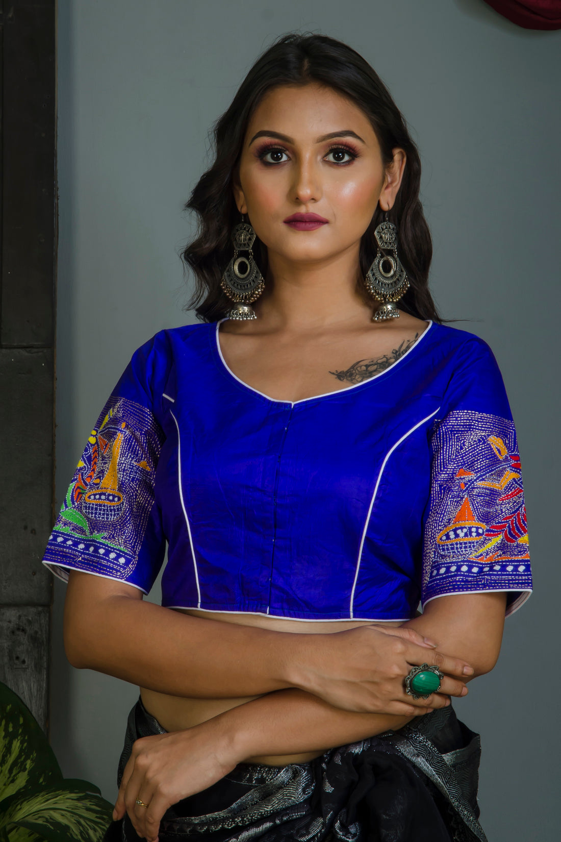 Kantha Stitch Blouse SN20224581