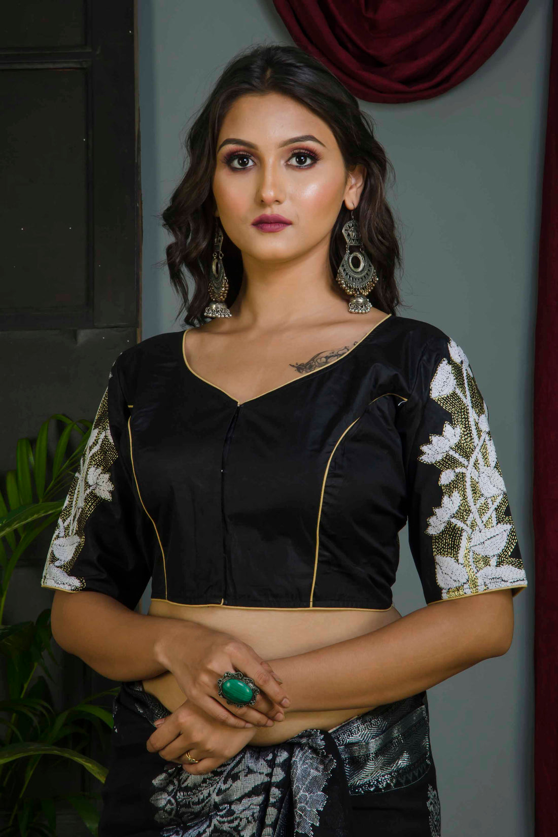Kantha Stitch Blouse SN20224637