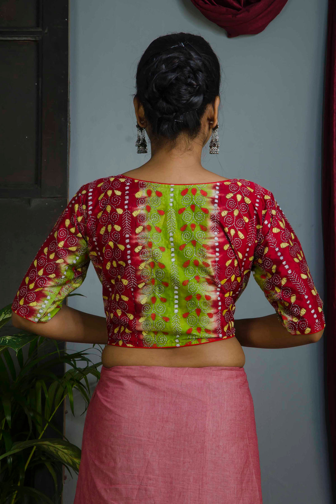 Tussar Kantha Stitch Blouse SN20224773