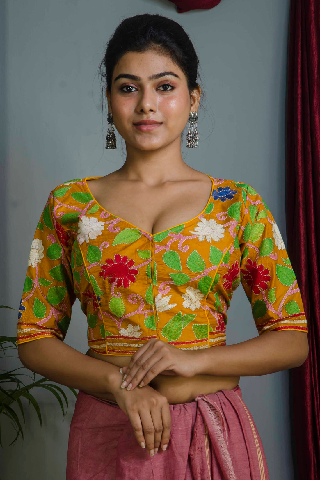 Kantha Stitch Blouse SN20224787