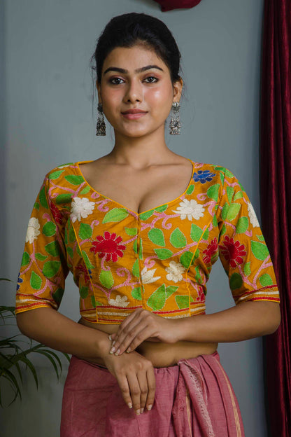 Kantha Stitch Blouse SN20224787