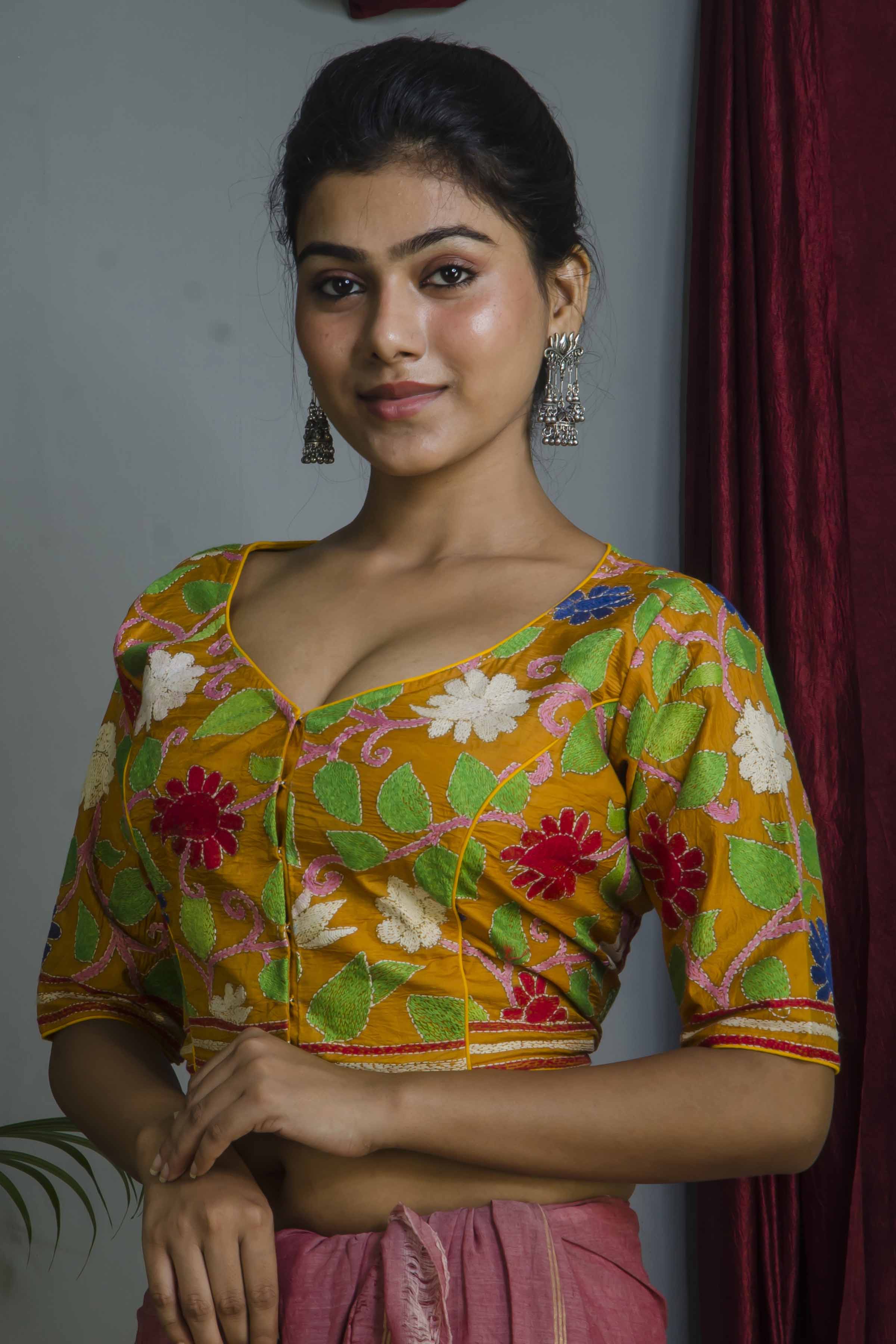 Kantha Stitch Blouse SN20224787