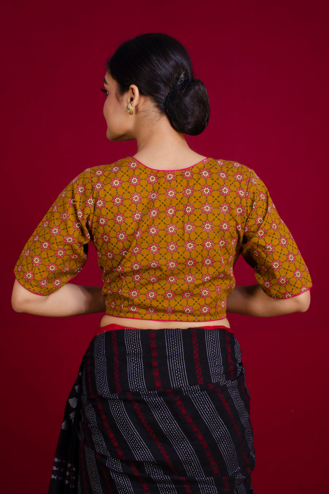 Ajrakh Cotton Blouse SN20225623
