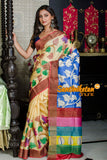 Pure Zari Tussar Hand Painted Saree SN20226013