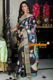 Pure Zari Tussar Hand Painted Saree SN20226025