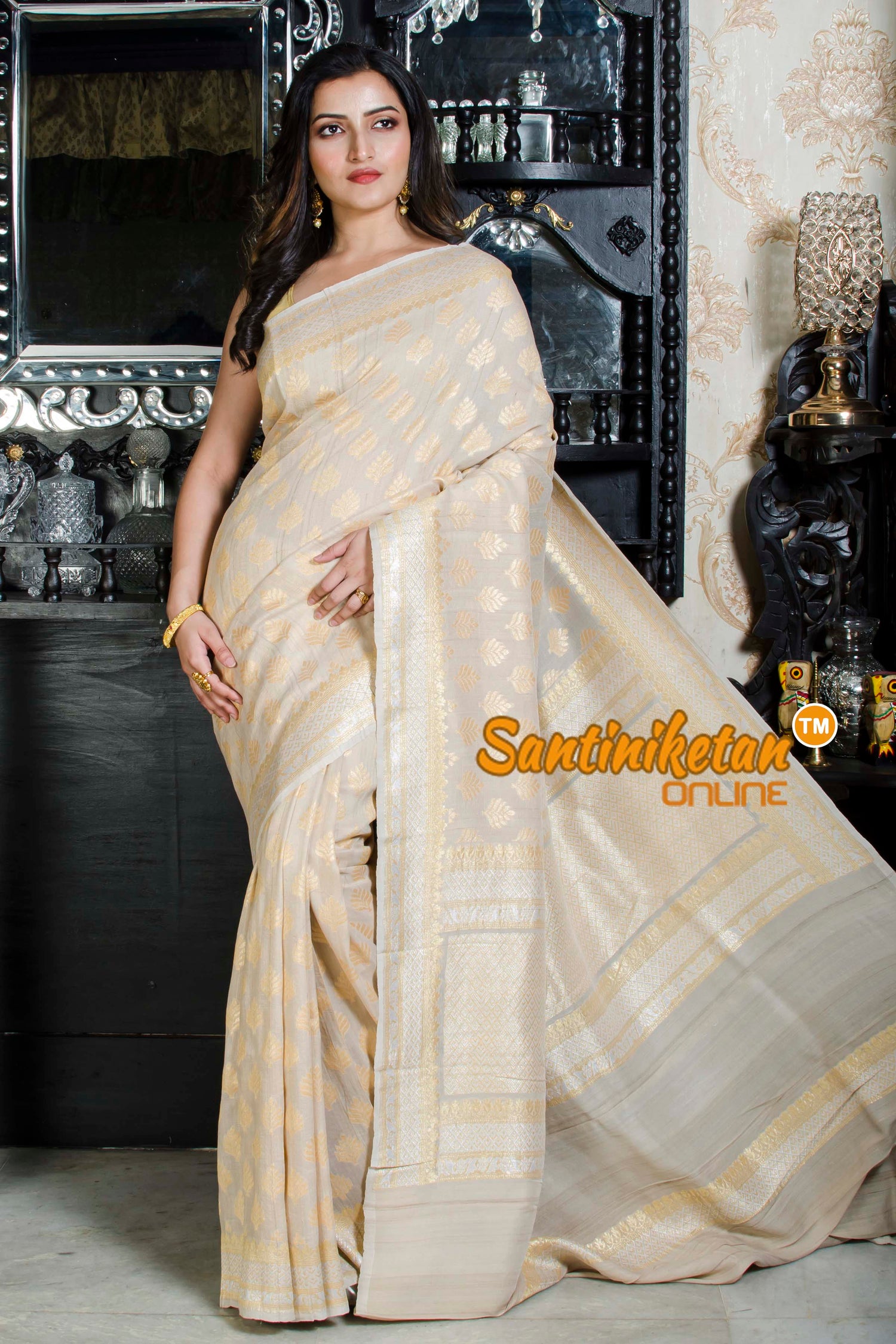 Sari Chiffon S/G Kairi Skirt Nimzari Jall Banarasi SN20226231