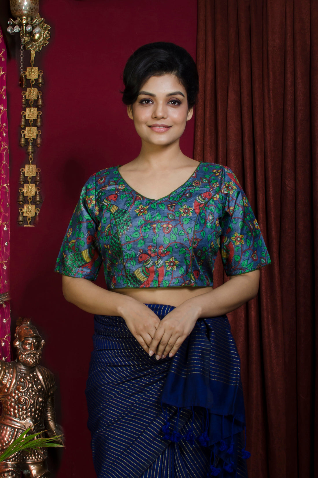 Tussar Kalamkari Blouse SN20227294