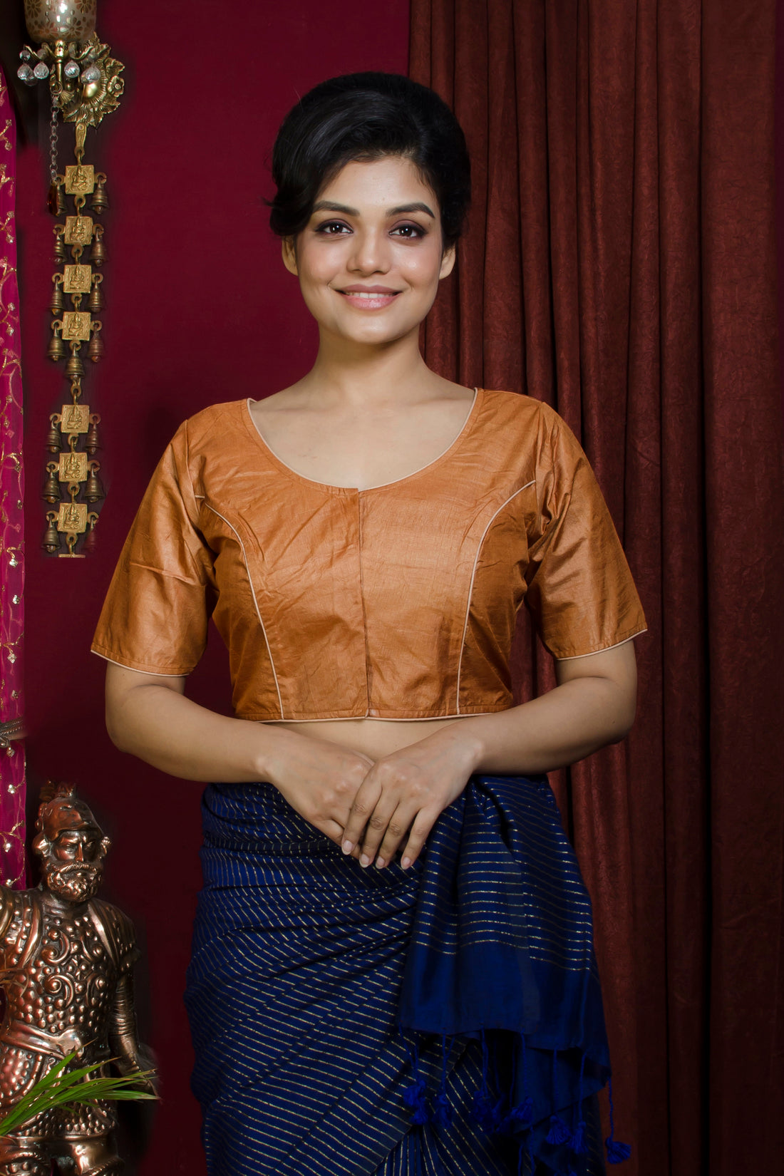 Tussar Hand Batik Blouse SN20227297