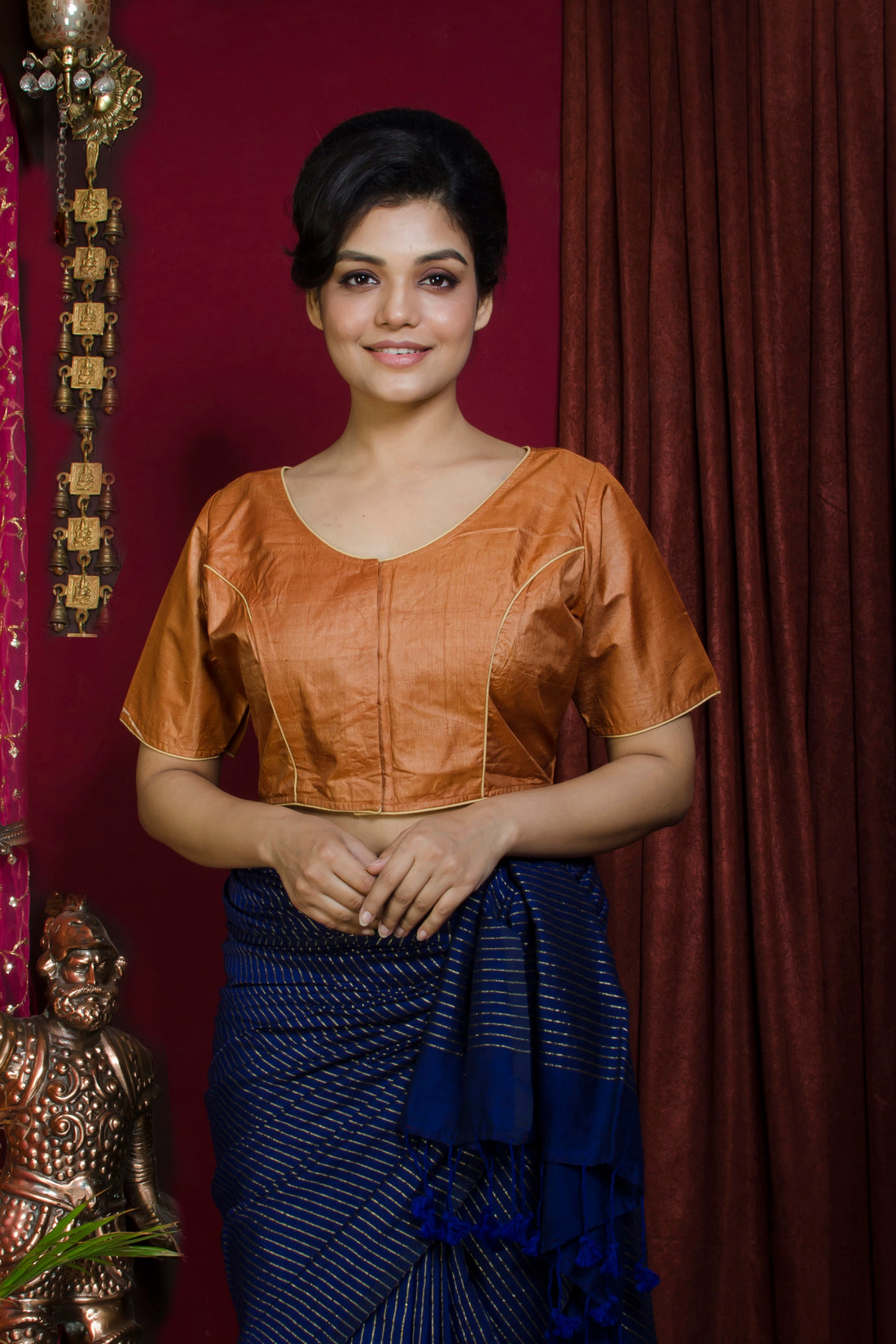 Tussar Hand Batik Blouse SN20227310