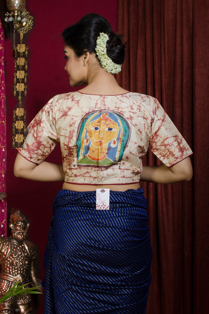 Tussar Hand Batik Blouse SN20227316