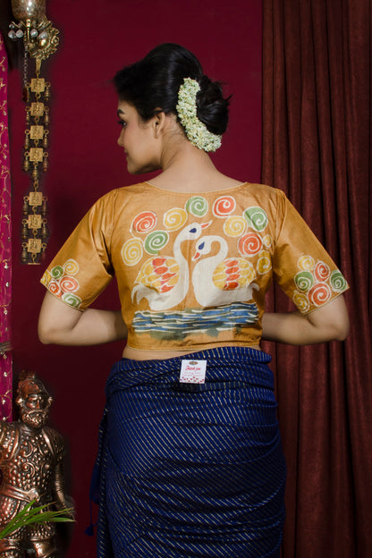 Tussar Hand Batik Blouse SN20227325