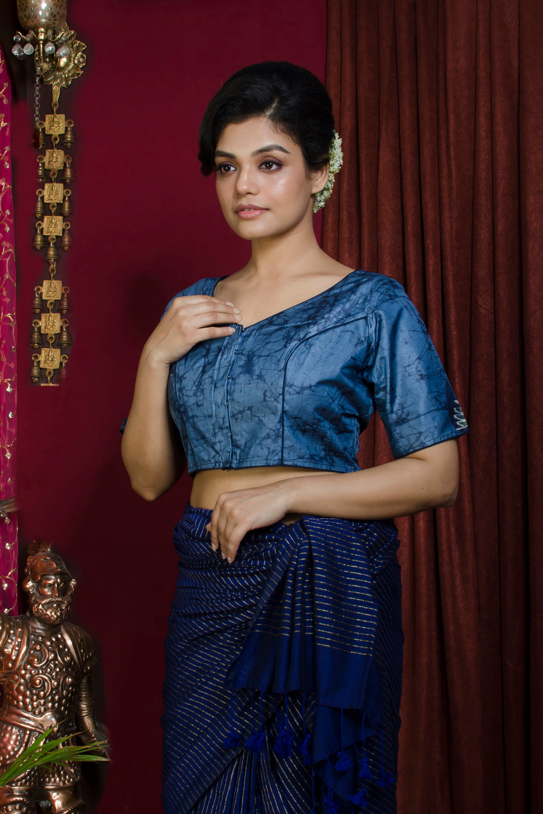 Tussar Hand Batik Blouse SN20227350