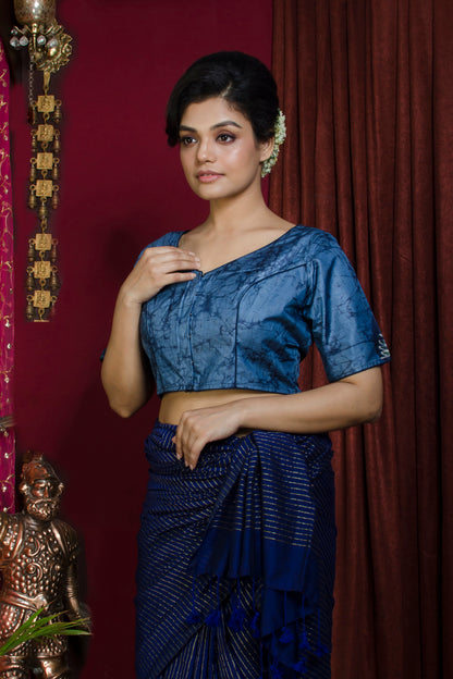Tussar Hand Batik Blouse SN20227350