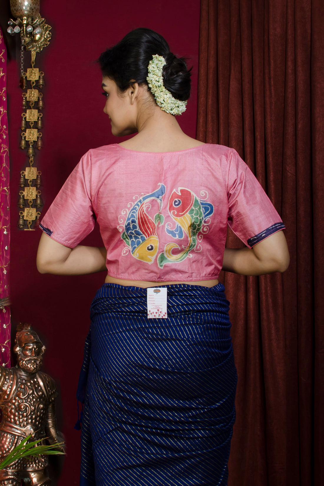 Tussar Hand Batik Blouse SN20227371