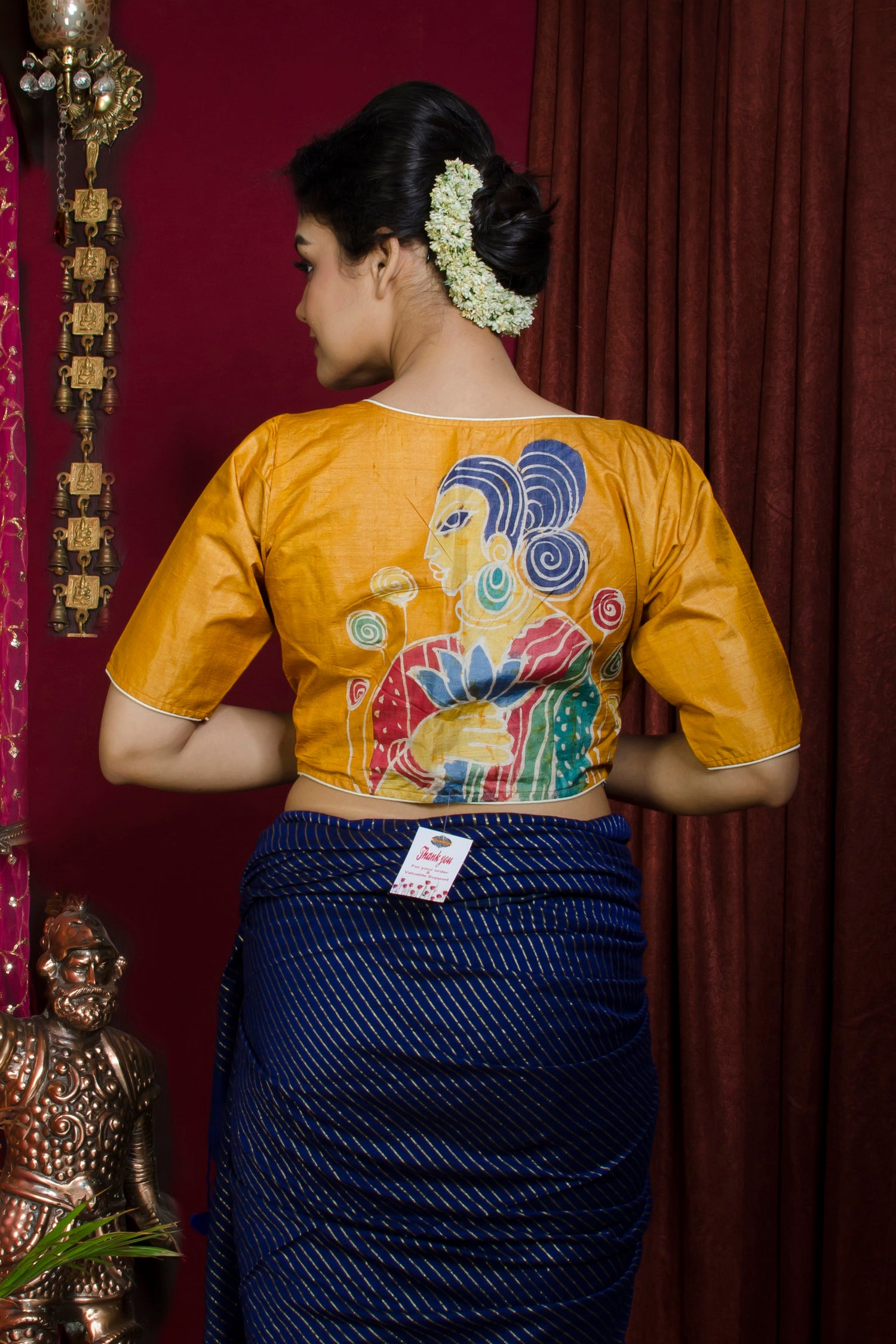 Tussar Hand Batik Blouse SN20227374