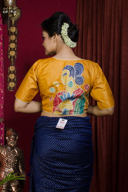 Tussar Hand Batik Blouse SN20227374