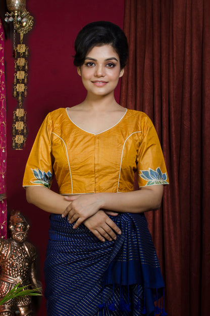 Tussar Hand Batik Blouse SN20227374